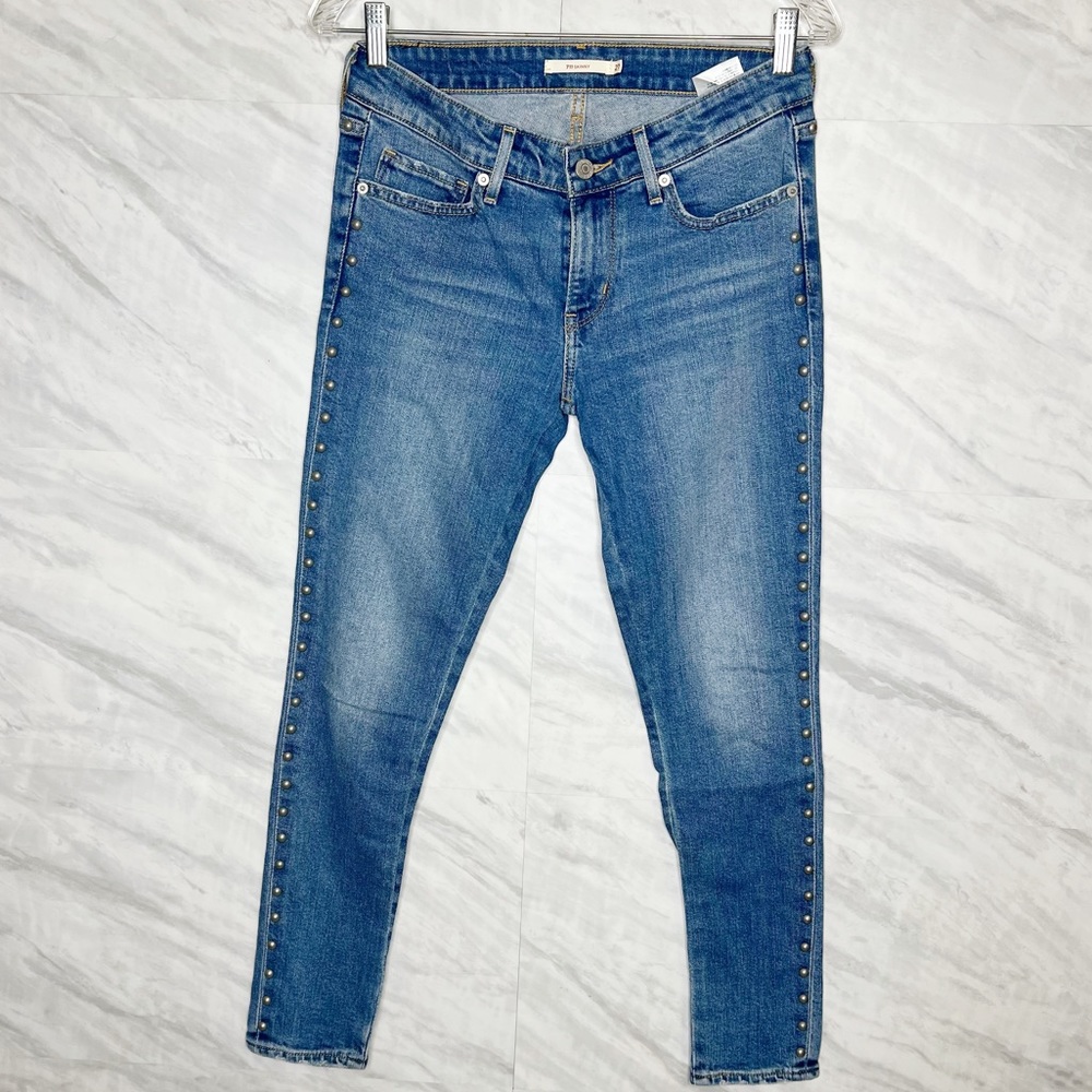 Levi’s Studded 711 Skinny Jeans 27